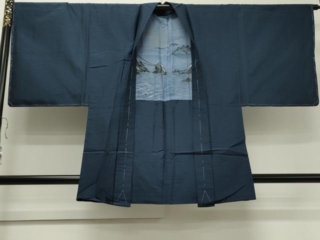 平和屋着物●男性　本場大島紬　アンサンブル　100亀甲　総詰め　正絹　逸品　CAAS0126th