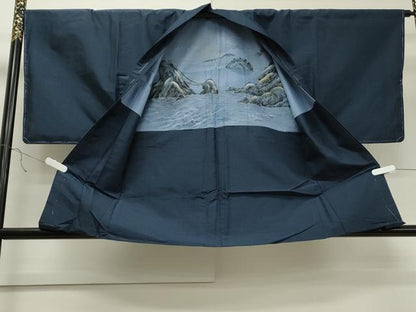 平和屋着物●男性　本場大島紬　アンサンブル　100亀甲　総詰め　正絹　逸品　CAAS0126th