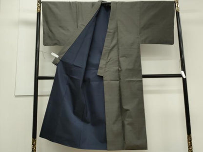 平和屋着物●男性　紬　アンサンブル　吉祥文　正絹　逸品　CAAS0129th