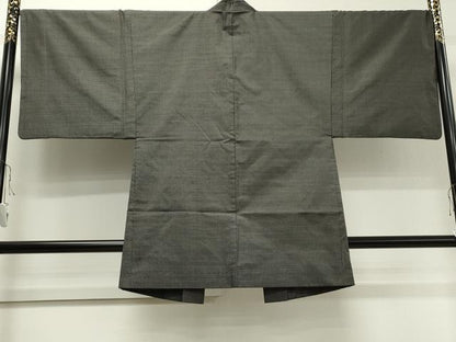 平和屋着物●男性　紬　アンサンブル　吉祥文　正絹　逸品　CAAS0129th