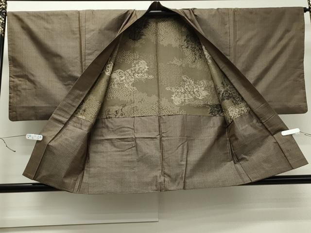平和屋着物●男性 本場大島紬 アンサンブル 吉祥文 正絹 逸品 CAAS0130th