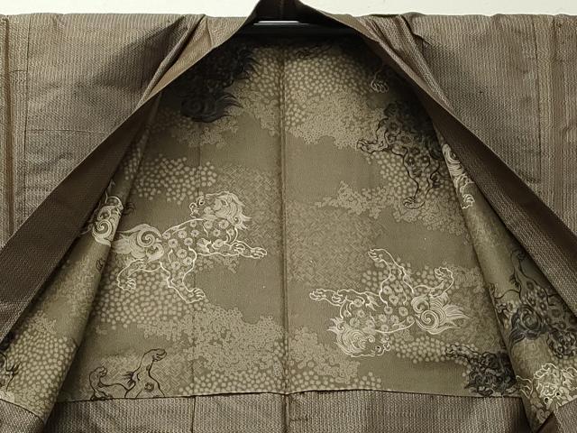 平和屋着物●男性 本場大島紬 アンサンブル 吉祥文 正絹 逸品 CAAS0130th