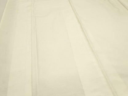 平和屋着物●上質な紬　色無地　象牙色　正絹　逸品　CAAS0156th