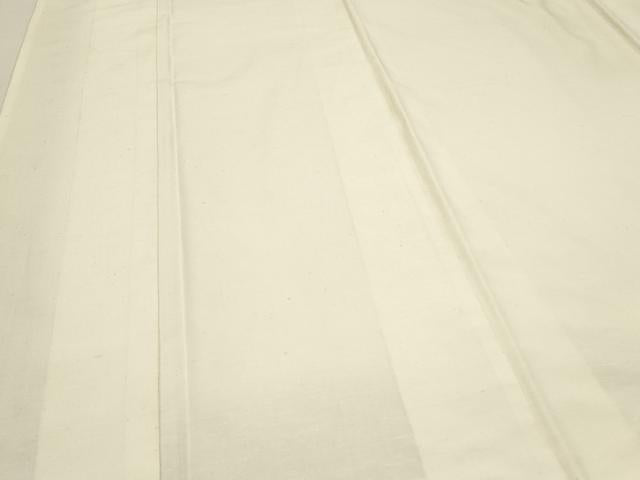 平和屋着物●上質な紬　色無地　象牙色　正絹　逸品　CAAS0156th