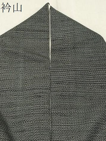 平和屋着物●訪問着 紬地 100亀甲 草花文 正絹 逸品 CAAS0158th