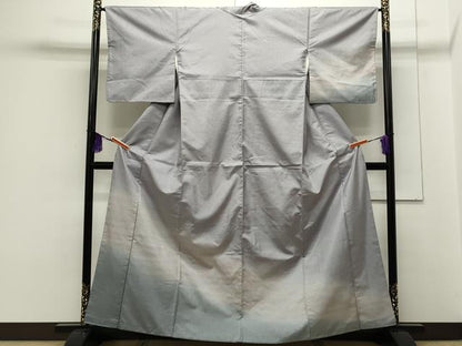 平和屋着物●訪問着 本場染大島紬 霞文 正絹 逸品 CAAS0219th
