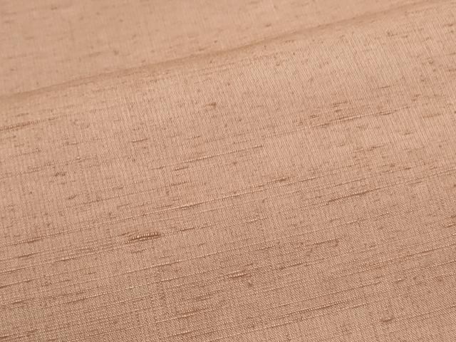 平和屋着物●上質な紬 色無地 宍色 正絹 逸品 CAAS0220th