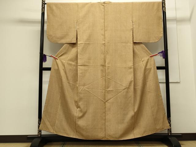 平和屋着物●上質な紬　間道　正絹　逸品　CAAS0221th