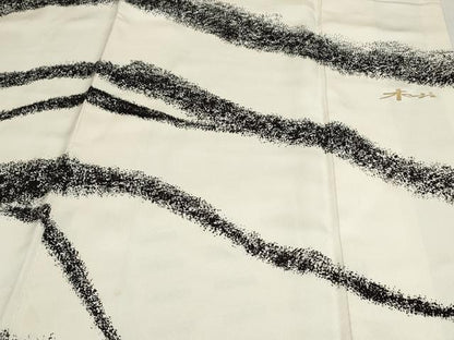 平和屋着物●訪問着 バラ 流水文 金彩 正絹 逸品 CAAS0244th
