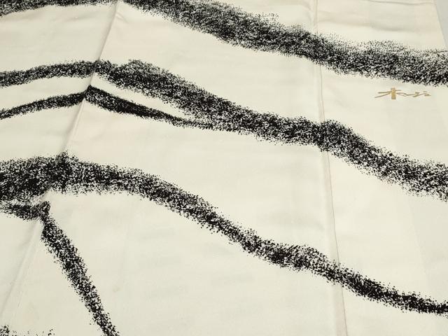 平和屋着物●訪問着 バラ 流水文 金彩 正絹 逸品 CAAS0244th
