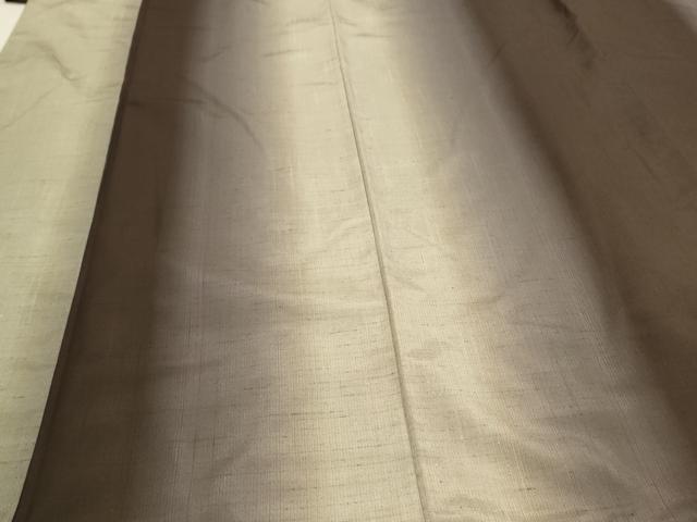 平和屋着物●上質な紬 間道 嵯峨ぼかし 反端付き 正絹 逸品 CAAS0253th