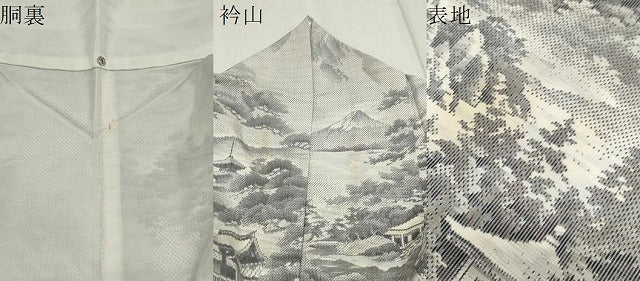 平和屋着物●本場大島紬　白大島　名匠たかし　日本百撰　熱田紫礦画 日本百撰　総絣　証紙・保証書付き　正絹　逸品　CAAS0255th