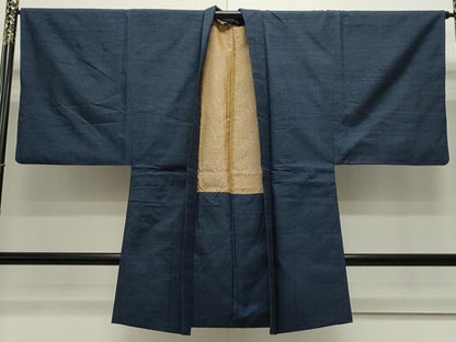 平和屋着物●男性 紬 アンサンブル 吉祥文 正絹 逸品 CAAS0258th