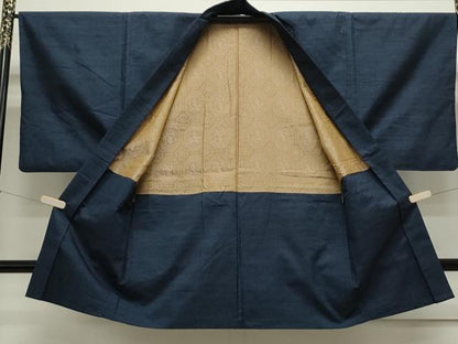 平和屋着物●男性 紬 アンサンブル 吉祥文 正絹 逸品 CAAS0258th