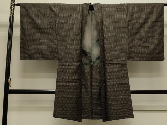 平和屋着物●男性　本場大島紬　アンサンブル　吉祥文　正絹　逸品　CAAS0265th