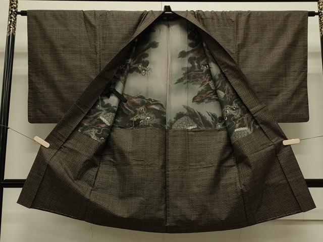 平和屋着物●男性　本場大島紬　アンサンブル　吉祥文　正絹　逸品　CAAS0265th