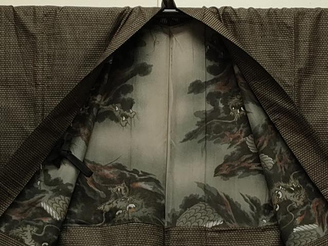 平和屋着物●男性　本場大島紬　アンサンブル　吉祥文　正絹　逸品　CAAS0265th