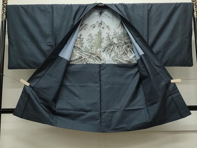 平和屋着物●男性　本場大島紬　アンサンブル　100亀甲　総詰め　正絹　逸品　CAAS0268th
