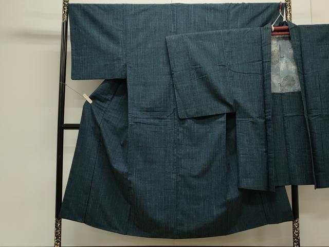平和屋着物●男性 紬 アンサンブル 吉祥文 正絹 逸品 CAAS0273th