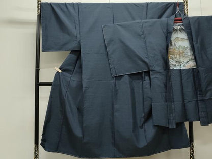 平和屋着物●男性 本場大島紬 アンサンブル 吉祥文 正絹 逸品 CAAS0280th