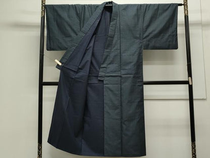 平和屋着物●男性　本場大島紬　アンサンブル　100亀甲　総詰め　正絹　逸品　CAAS0281th