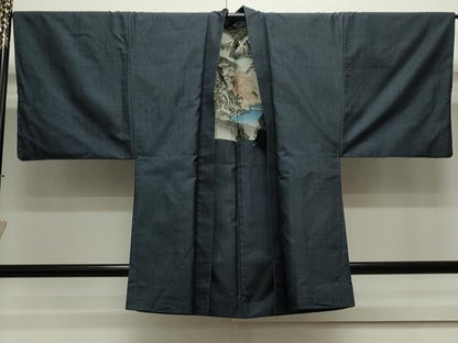 平和屋着物●男性　本場大島紬　アンサンブル　100亀甲　総詰め　正絹　逸品　CAAS0281th