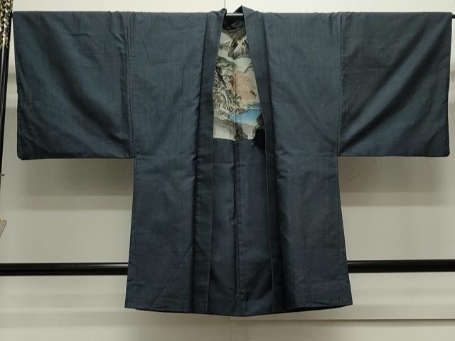 平和屋着物●男性　本場大島紬　アンサンブル　100亀甲　総詰め　正絹　逸品　CAAS0281th