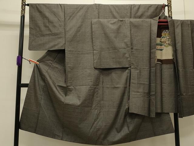 平和屋着物●男性 本場大島紬 アンサンブル 100亀甲 総詰め 正絹 逸品 CAAS0284th
