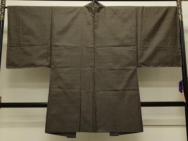 平和屋着物●男性 本場大島紬 アンサンブル 吉祥文 正絹 逸品 CAAS0285th