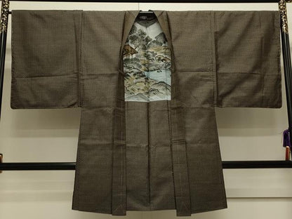 平和屋着物●男性 本場大島紬 アンサンブル 吉祥文 正絹 逸品 CAAS0285th