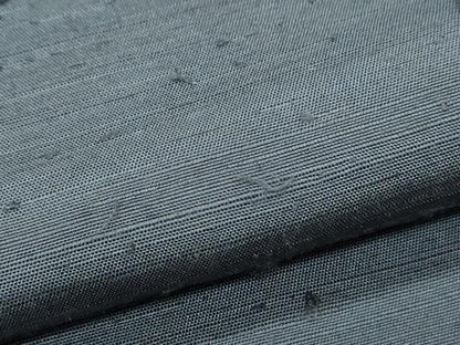 平和屋着物●男性 髭紬 アンサンブル 色無地 藍鼠色 正絹 逸品 CAAS0288th