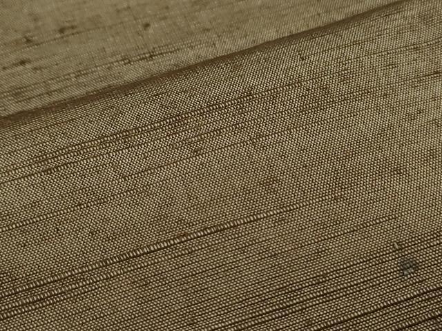 平和屋着物●男性　髭紬羽織セット　樺茶色　正絹　逸品　CAAS0289th