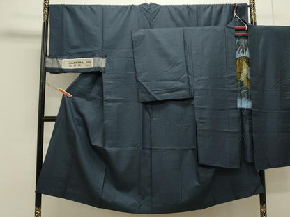 平和屋着物●男性 大島紬 アンサンブル 100亀甲 証紙付き 正絹 逸品 CAAS0291th