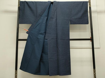 平和屋着物●男性　結城紬　アンサンブル　杢　正絹　逸品　CAAS0294th