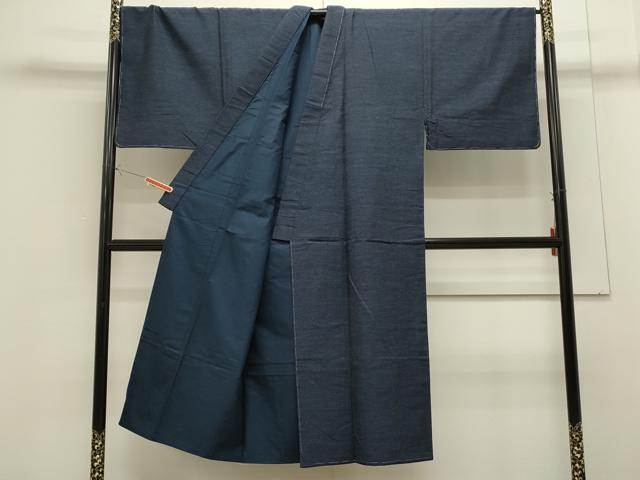 平和屋着物●男性　結城紬　アンサンブル　杢　正絹　逸品　CAAS0294th