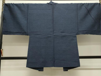 平和屋着物●男性　結城紬　アンサンブル　杢　正絹　逸品　CAAS0294th