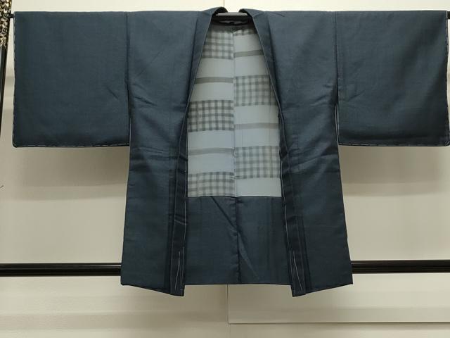 平和屋着物●上質なお召 アンサンブル 100亀甲 正絹 逸品 未使用 CAAS0295th