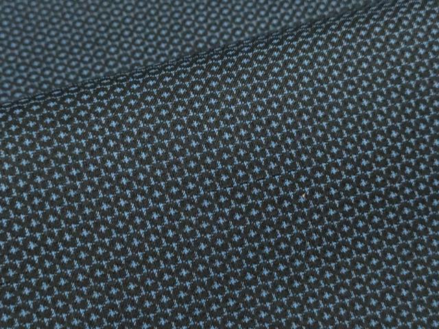 平和屋着物●上質なお召 アンサンブル 100亀甲 正絹 逸品 未使用 CAAS0295th
