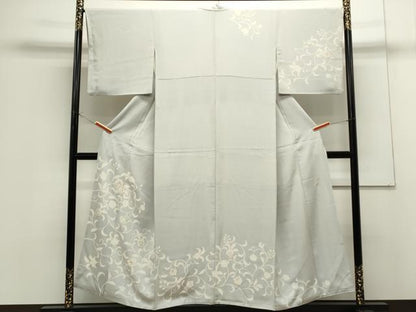 平和屋着物●きもの志麻　岩下志麻ブランド　訪問着　花唐草文　金彩　三越扱い　正絹　逸品　CAAS0327th