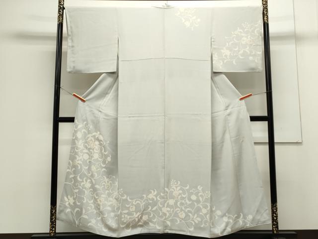 平和屋着物●きもの志麻　岩下志麻ブランド　訪問着　花唐草文　金彩　三越扱い　正絹　逸品　CAAS0327th