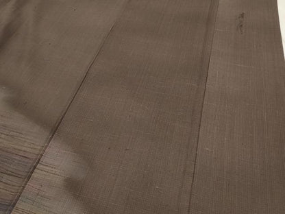 平和屋着物●染色家 岩浅公展　訪問着　紬地　霞文　正絹　逸品　CAAS0347th