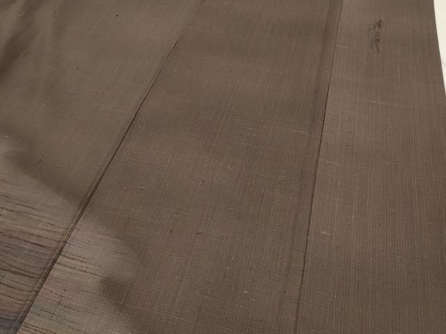 平和屋着物●染色家 岩浅公展　訪問着　紬地　霞文　正絹　逸品　CAAS0347th