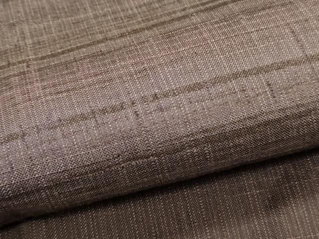 平和屋着物●染色家 岩浅公展　訪問着　紬地　霞文　正絹　逸品　CAAS0347th
