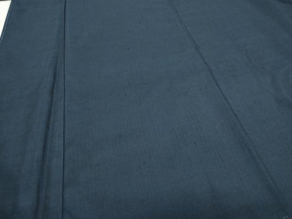 平和屋着物●男性　瑞峰紬　アンサンブル　色無地　留紺色　正絹　逸品　未使用　CAAS0398th