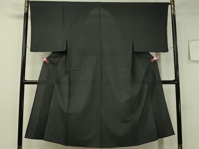 平和屋着物▽男性　単衣　お召　霞文　正絹　逸品　CAAS0675vp