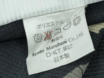 平和屋着物＊夏物　小紋　絽　竹垣雪輪立波花文　洗える着物　CAAQ1232ngm