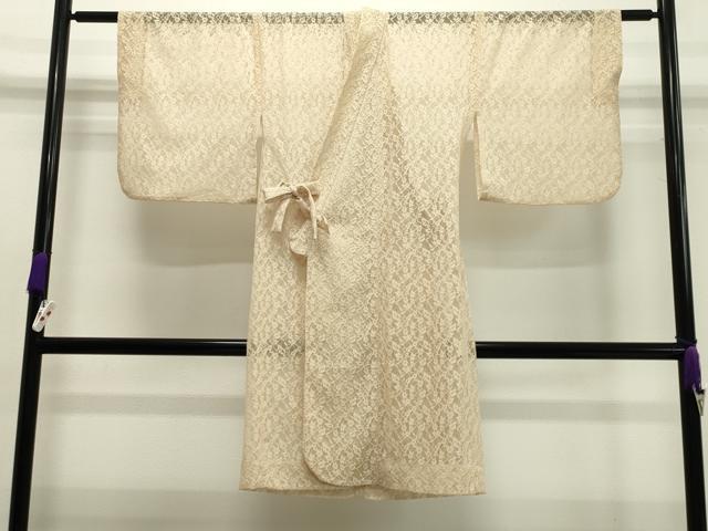 平和屋着物▽道中着　スリーシーズン　春夏秋　塵除け　総レース　花唐草文　ロング丈　洗える着物　CAAS2034gh