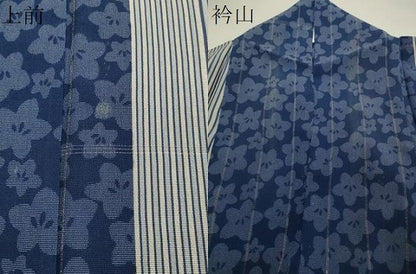 平和屋着物▽上質な小紋 単衣 舞花間道 正絹 逸品 未使用 CAAS2161gh