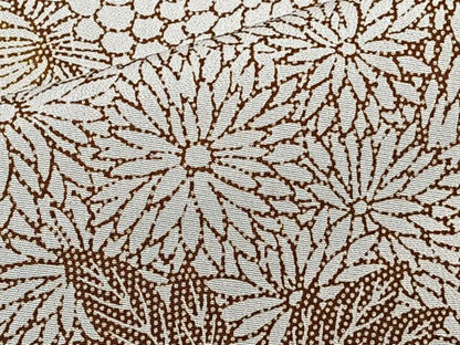 平和屋着物▽小紋 単衣 草花文 洗える着物 CAAS2414xi