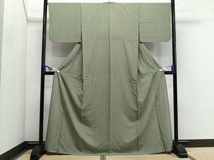 平和屋着物▽洗える最高級着物　＜英＞はなぶさ謹製　江戸小紋　単衣　鮫小紋柄　CAAS2417xi